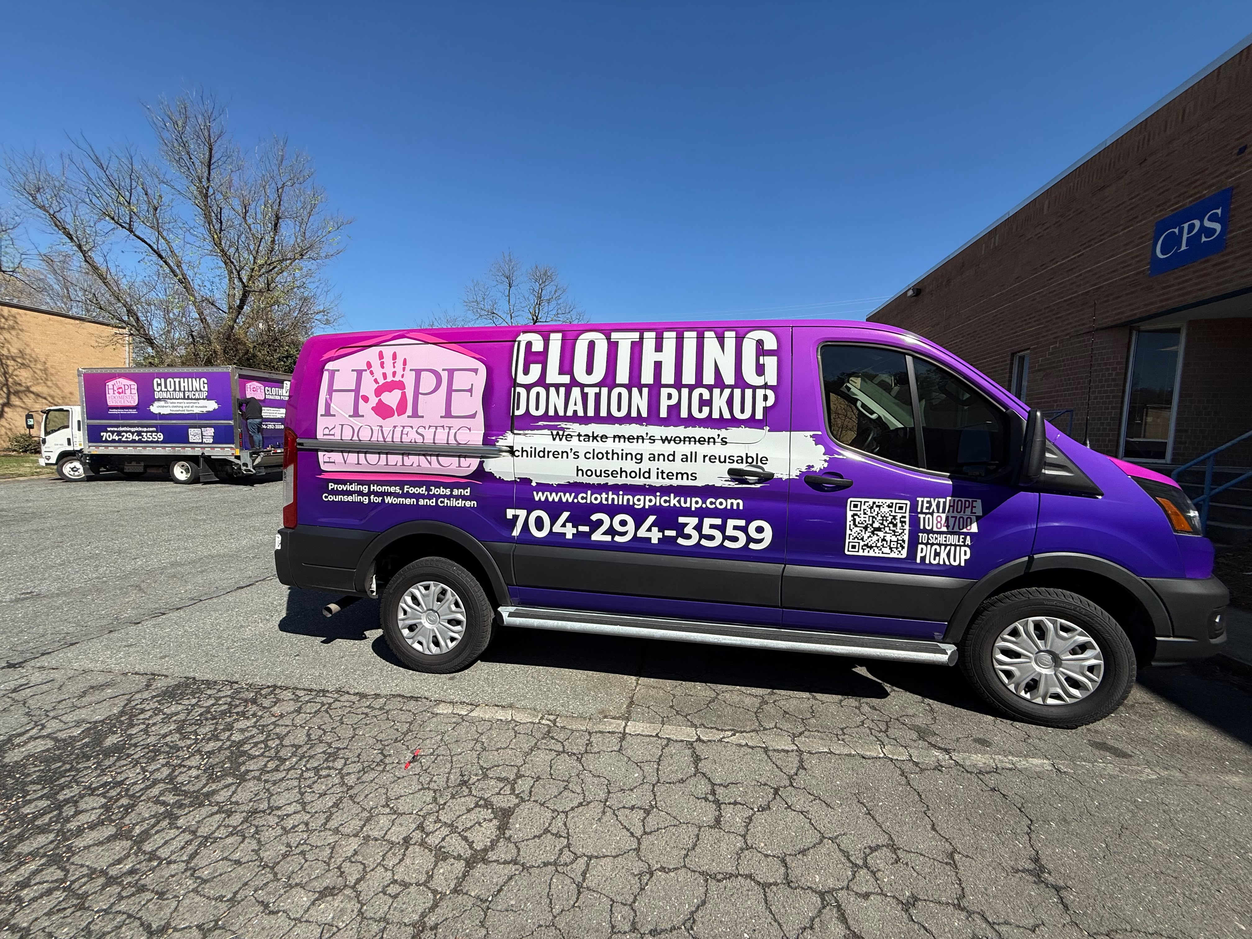 Hope donation pickup van