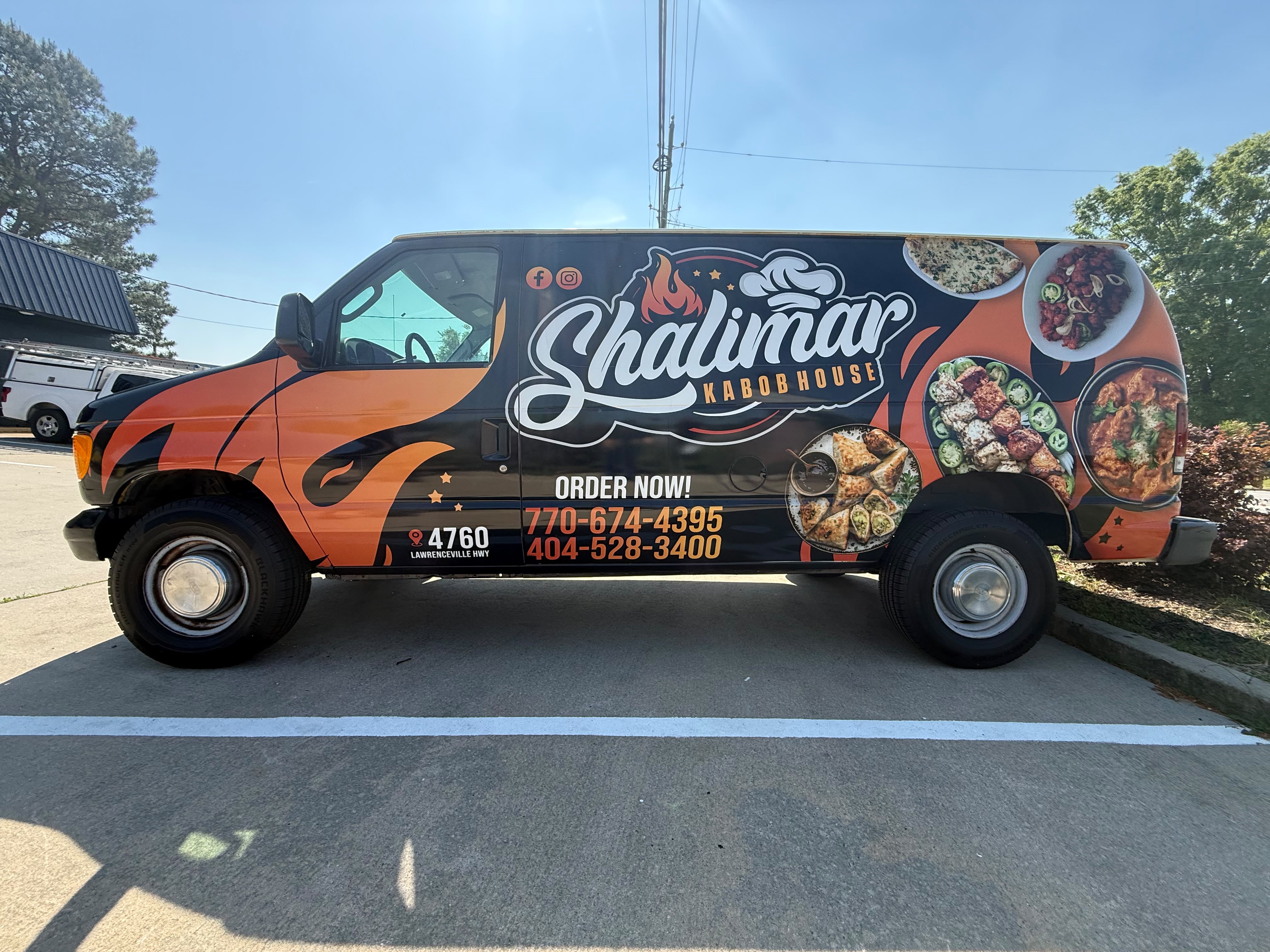Shalimar Kabob House van